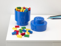 LEGO Pojemnik klocek okrągły brick 1 niebieski
