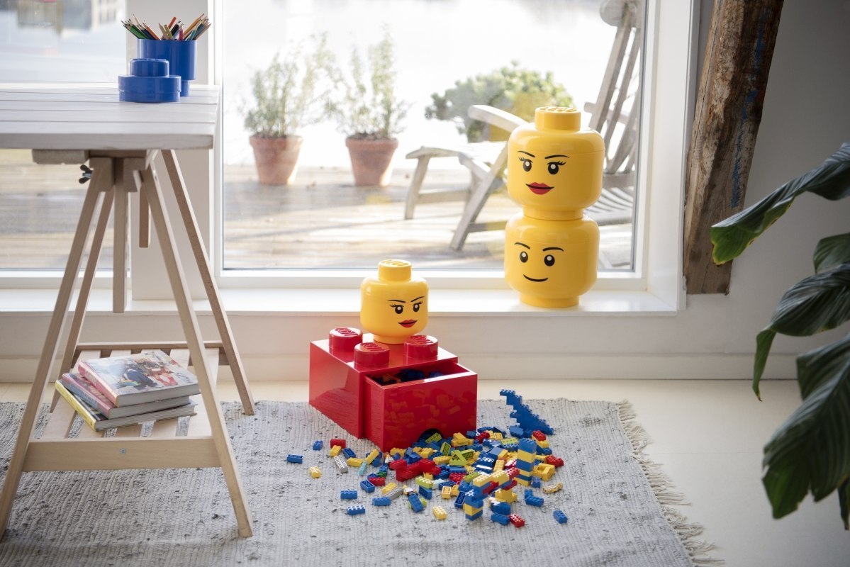 LEGO Pojemnik duża głowa - dziewczynka