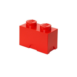 LEGO Pojemnik klocek brick 2 czerwony