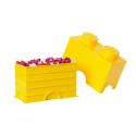 LEGO Pojemnik klocek brick 2 żółty