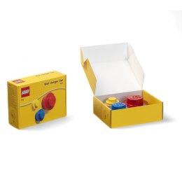 LEGO Wieszaki zestaw czerwony, niebieski, żółty 4016