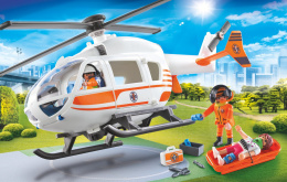 PLAYMOBIL CITY LIFE Helikopter ratowniczy 70048