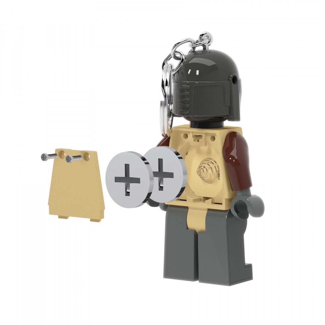 LEGO Brelok do kluczy z latarką Star Wars The Mandalorian LGL-KE172