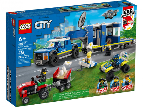 LEGO CITY Mobilne centrum dowodzenia policji 60315