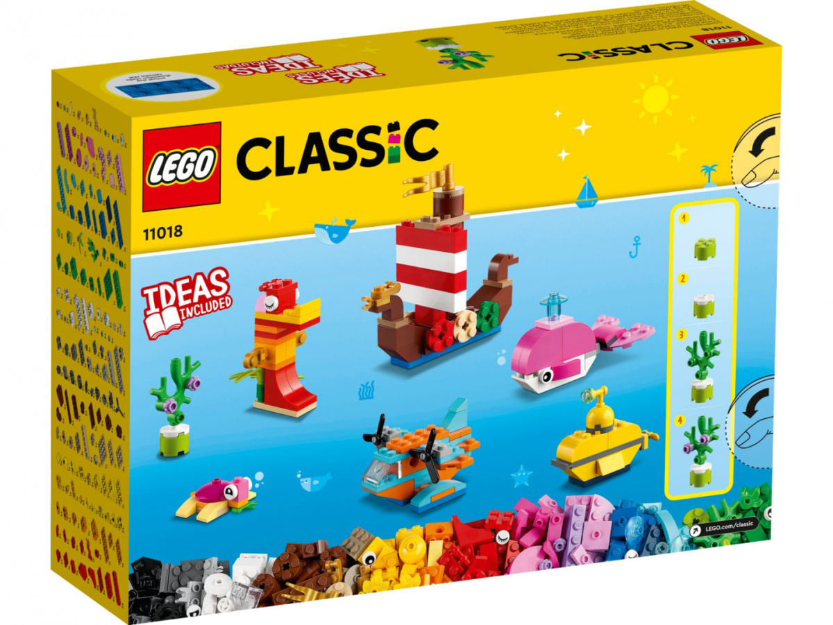 LEGO CLASSIC Kreatywna oceaniczna zabawa 11018