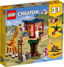 LEGO CREATOR 3w1 Domek na drzewie na safari 31116
