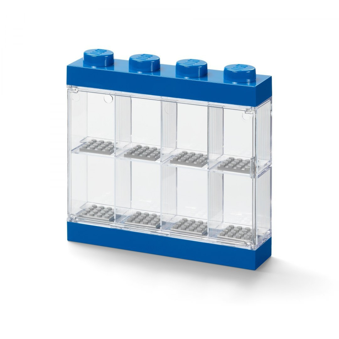 LEGO Gablotka na 8 minifigurek (niebieska) 40650005