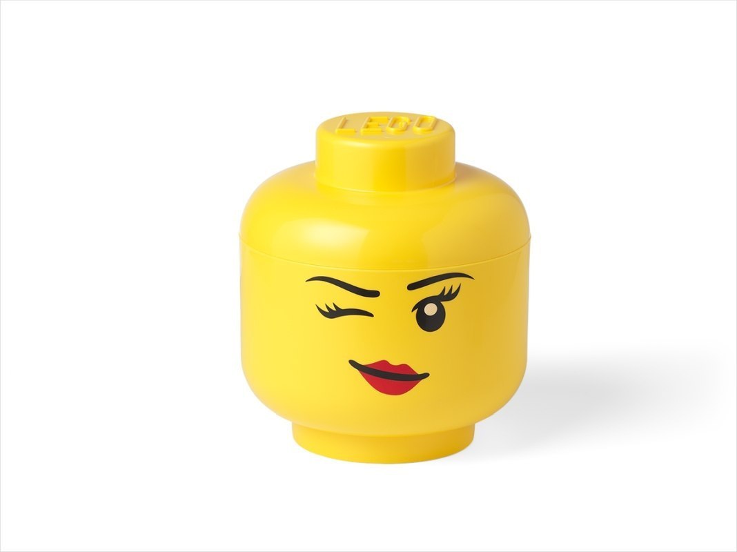 LEGO pojemnik duża głowa - dziewczynka oczko