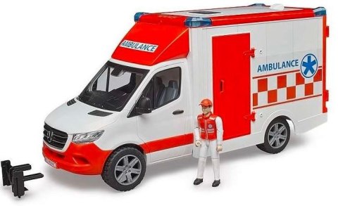 BRUDER Pojazd Mercedes-Benz Sprinter Ambulans z figurką i modułem