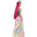 Mattel Lalka Barbie Dreamtopia malinowe włosy