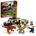 LEGO Klocki Jurassic World 76951 Transport pyroraptora i dilofozaura