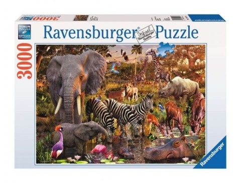 Ravensburger Polska Puzzle 3000 elementów Zwierzęta Afryki