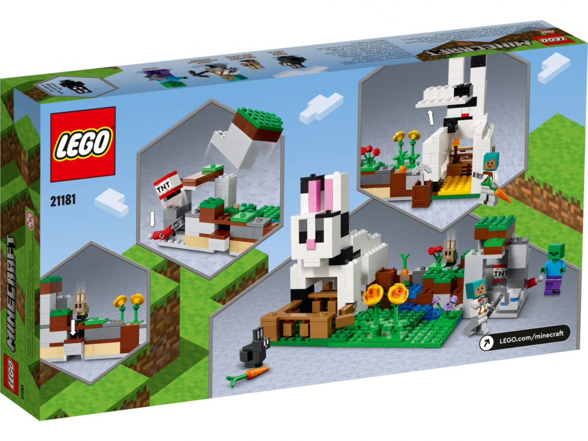 LEGO MINECRAFT Królicza farma 21181