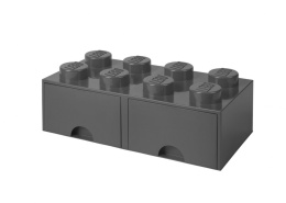 LEGO POJEMNIK szuflada 8 ciemnoszary 40061754
