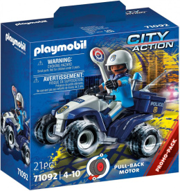 PLAYMOBIL CITY ACTION Policyjny Speed Quad 71092