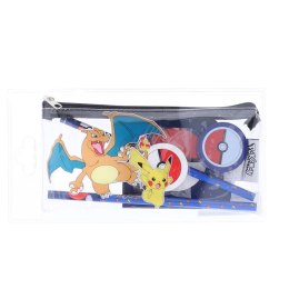 Piórnik Pokémon z wyposażeniem (ołówek (2 szt.), gumka, temperówka, notes)