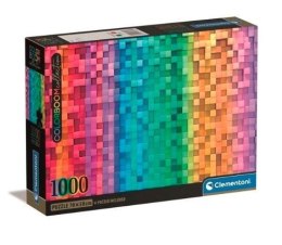 Clementoni Puzzle 1000 elementów Compact Colorboom Pixel