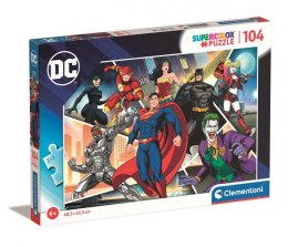 Clementoni Puzzle 104 elementy Super Kolor DC Comics
