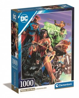 Clementoni Puzzle 1000 elementów Compact DC Comics Liga Spawiedliwych (Justice League)