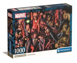 Clementoni Puzzle 1000 elementów Compact Marvel The Avengers