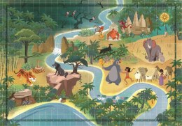Clementoni Puzzle 1000 elementów Compact Story Maps The Hungle Book