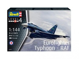 Revell Model plastikowy Samolot Eurofighter Typhoon RAF 1/144