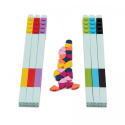 LEGO DOTS kolorowe długopisy żelowe 6szt. z płytkami do dekoracji 52798