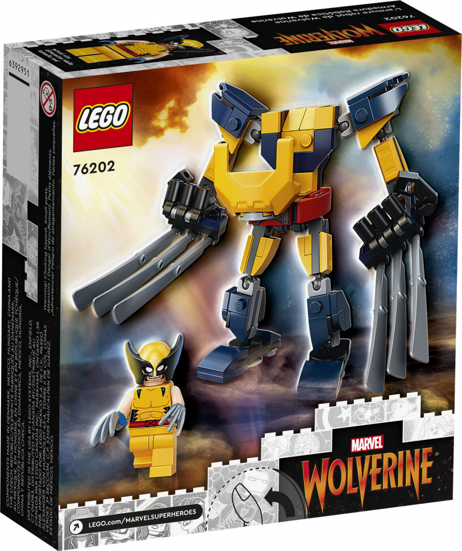 LEGO SUPER HEROES Mechaniczna zbroja Wolverine,a 76202