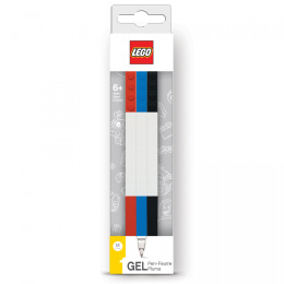 LEGO długopis żelowy 3 szt. niebieski, czarny, czerwony 51513