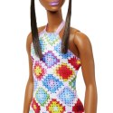 Mattel Barbie Fashionistas Lalka w kolorowej sukience