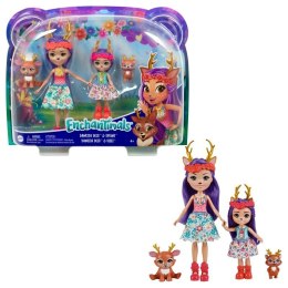 Mattel Lalki Enchantimals Danessa i Danetta Deer Lalki siostry