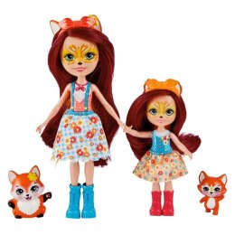 Mattel Lalki Enchantimals Felicity i Feana Fox Lalki siostry