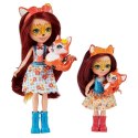 Mattel Lalki Enchantimals Felicity i Feana Fox Lalki siostry