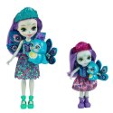 Mattel Lalki Enchantimals Patter i Piera Peacock Lalki siostry