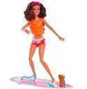 Mattel Barbie Lalka z deską surfingową