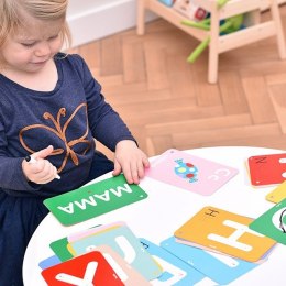 CzuCzu Zestaw edukacyjny Poznaję Litery Zabawy edukacyjne z pisakiem zmazywakiem