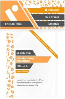 Rebel Koszulki 56 x 87 mm Standard USA Premium 100 sztuk