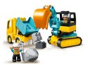 LEGO Klocki DUPLO 10931 Ciężarówka i koparka gąsienicowa