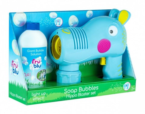 Tm Toys Fru Blu Blaster Hippo + Płyn 0,4 L