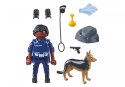 Playmobil Figurka Special Plus 71162 Policjant z psem tropiącym