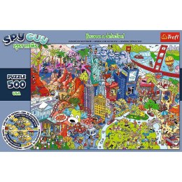 Trefl Puzzle 500 elementów Spy Guy Lost Items USA