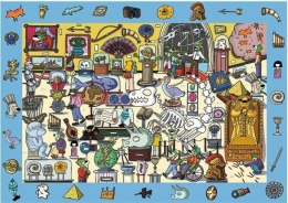 Trefl Puzzle 100 elementów Obserwacyjne Spy Guy Muzeum