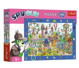 Trefl Puzzle 100 elementów Obserwacyjne Spy Guy Wesołe miasteczko