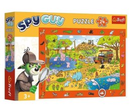 Trefl Puzzle 24 elementy Obserwacyjne Spy Guy Safari