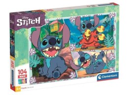 Clementoni Puzzle 104 elementy Maxi Super Kolor Stitch
