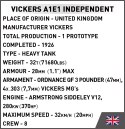Cobi Klocki Klocki Vickers A1E1 Independent