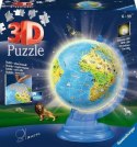 Ravensburger Polska Puzzle 188 elementów 3D Globus podświetlany