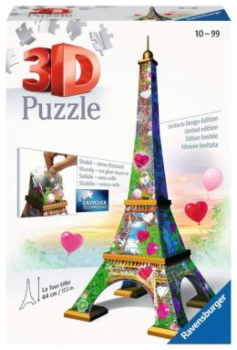 Ravensburger Polska Puzzle 216 elementów 3D Wieża Eiffla Love Edition