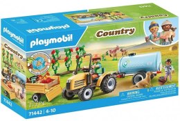 Playmobil Zestaw z figurkami Country 71442 Traktor z przyczepa i zbiornikiem na wodę
