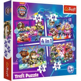 Trefl Puzzle 4w1 Bohaterowie Psi Patrol Paw Patrol